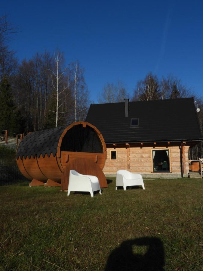 Babiogorska Chata - Dom Z Bali Z Jacuzzi I Sauna Zawoja Dış mekan fotoğraf